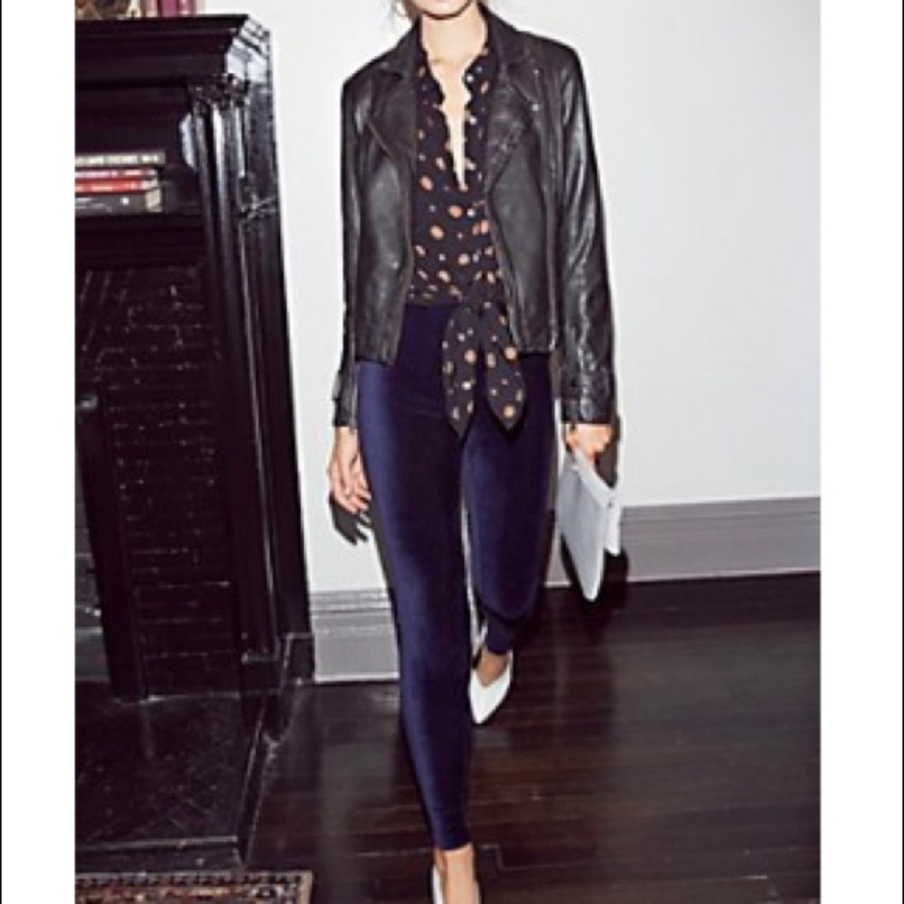 Here We Go Striped Velvet Legging - Free People